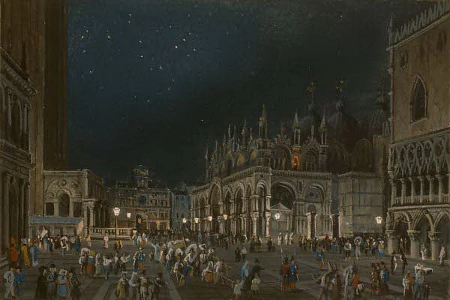 La chiesa di San Geremia a Venezia colpita dal bombardamento austriaco del luglio 1849